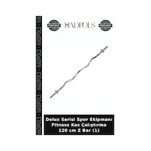 Delux Serisi Spor Ekipmanı Fitness Kas Çalıştırma 120 Cm Z Bar 1