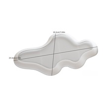Silikon Kalıp Taş Tozu İthal Dekoratif Büyük Sunum Tabak Kalıbı Epoksi Reçine Hb320-0156