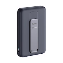 Magsafe Mıknatıslı Wireless Powerbank Benks MP08 (Havayolu Protokollerine Uygun) 10.000mAh Kapasite Siyah