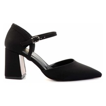 Siyah Kumaş Kadın Klasik Topuklu Ayakkabı K01231364004 001