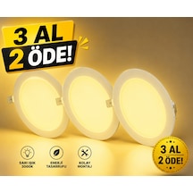 Ct-5169 Led Panel 18w 3000k Gunışığı 3 Adet Beyaz