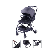 Baby Storch - F8 Model 360 Derece Dönebilen Bebek Arabası - Gri