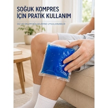 Mey İthalat Mavi Termojel Kompres Paketi Sıcak Soğuk Kullanımlı Pratik Jel Kompres