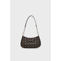 Guess Carrie Logo Kadın Omuz Çantası Hwgp9898180 Kahve