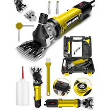 Dragro Alman Drg-4200w Devir Ayarli Bakir Sargili Çelik Şanzuman Koyun Keçi Kirkma Makinesi -sarı