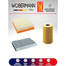 Wöbermann Opel Astra G 1.7 Dti Filtre Bakım Seti 2001-2005 3'lü Karbonlu