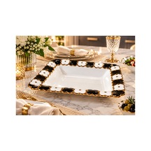 Cleef Kare Sunum Tabağı Beyaz - 936356573