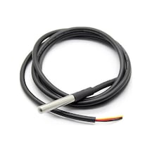 Kablolu Su Geçirmez Ds18b20 Ds1820 Sıcalık Isı Sensörü 1 Metre Arduino Yeni