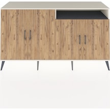 Kronos Konsol 6 Raflı 4 Kapaklı 176x59x99 Aytaşı-çam/antrasit Atlas Çam/antrasıt - Aytası