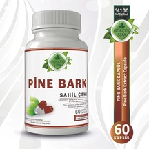 Gökçek Şifa Pine Bark 1000 MG Bitkisel Takviye Edici Gıda 60 Kapsül