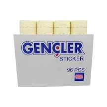 Gençler Açık Mavi Meto Etiketi 4 No (96 Rulo) (1 Rulo 1000 Adet)