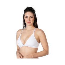Beyaz Mı Emay 1416 Modal Cotton Önden Açmalı Sporcu Sütyen Beyaz
