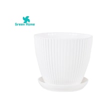 Lebihmurah 4497 Yeşil Ev Bitki Konteyneri Korozyona Dirençli Ofis Dekoratif Çiçek Sepeti