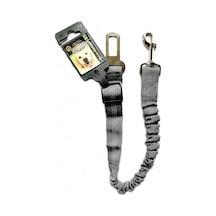 Köpek Emniyet Kemeri Bağlantısı Araç Tasması 72cm X 2,5cm - Gri