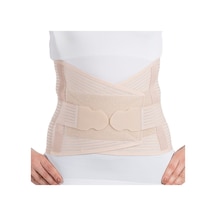 Abdominal Korse 26cm Plus Destekli Kemerli Doğum Sonrasında Toparlayıcı, Cerrahi Müdahale Sonrası Beyaz