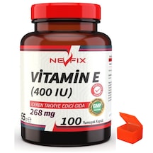 Nevfix Vitamin E 100 Kapsül + Hap Kutusu