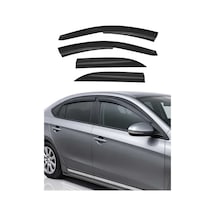 Holden Vectra Sedan 2004-2010 Uyumlu Araca Özel Sport Style Akrilik Cam Rüzgarlığı Koyu 4 Parça