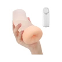 Erofoni Yeni Nesil Süper Realistik Titreşimli 16 CM Gerçekçi Suni Yapay Anal Anüs Mastürbatör﻿﻿