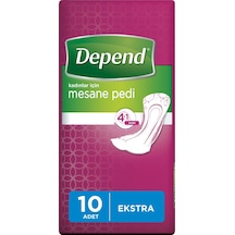Depend Mesane Pedi Kadın Ekstra İç Adet 10 Lu Tekli Pk