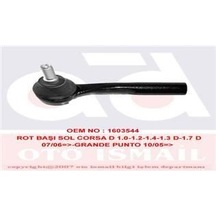 ROT BAŞI SOL LINEA FIORINO GRANDE PUNTO / BIPPER / NEMO / CORSA D