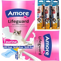 LifeGuard Kedi Süt Tozu 2x240gr + 3 Boyun Tasma + Biberon 40ml