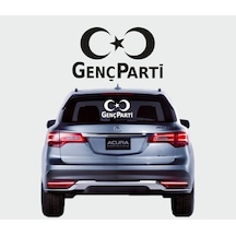 Genç Parti Logo Oto Sticker 25 30 Cm