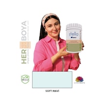 Stella Serisi Yeni Nesil Yüzey Dönüşüm Boyası - Soft Mavi Diğer
