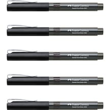 Faber-Castell 5405 Roller Kalem 0.5 Mm Iğne Uçlu Siyah 5 Adet