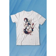 Demon Slayer Anime Dizi Japanese Japonca Kimetsu No Yaibe Baskılı Tişört Çocuk T-shirt 001
