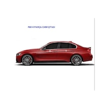 Bmw F30 Krom Cam Çıtası 4 Parça Paslanmaz Krom
