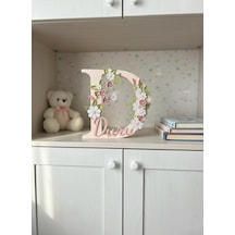 Kişiye Özel Bebek Odası İsimli 3D Harf Dekoru İsim Standı - Duvar Süsü