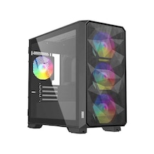 Dragos Dıamond 600 W 80+ 4-RGB Fanlı Mıd-Tower Oyuncu Bilgisayar Kasası