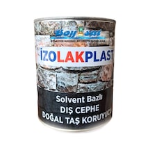 İzolak Plast Solvent Bazlı Dış Cephe Doğal Taş Verniği 1 Kg