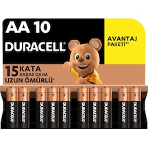 Duracell Basic AA Kalem Pil 10'lu