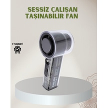 100 Kademeli Ayarlanabilir Mini Fan Dijital Ekranlı Serinletici