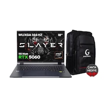 Game Garaj Slayer R9T XL-5060 C7 Ryzen 9 8945HX 16 GB 1 TB SSD RTX5060 18" Wuxga Freedos Dizüstü Bilgisayar
