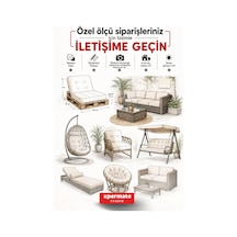 2'li Yer Minderi 60x120x14 Cm Palet Minderi, Bahçe Minderi, Oturma Minderi, Balkon Takımı Minderi Antrasit Çok Renkli