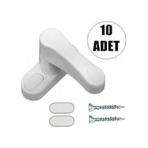 10 Adet Kapı Pencere Emniyet Kilidi Pimapen - Pvciçin