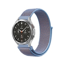 Newface - 725 - Watch 22mm Hasırlı Cırtcırtlı Kordon - Edntrend - - Mavi