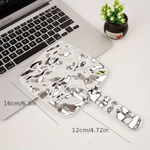 Topshop1 Elektrokaplama Tasarımı Hd Taşınabilir El Aynası Büyük Boy Gümüş Gümüşi