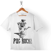 Pug Rock Pugs Dead Metal Musıc Köpek 2 Çocuk Tişört 001