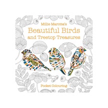 Millie Marotta's Beautiful Birds And Treetop Treasures Pocket Colouring Kapak Resmi Değişebilir