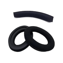Sennheiser HD598 HD598 CS HD598SE HD 598 SR HD518 HD558 HD595 HD599 HD569 HD579 Uyumlu Siyah Kulaklık Pedi Ve Kafa Bandı