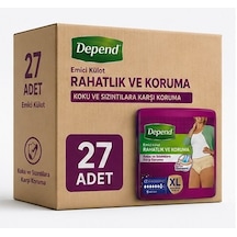 Depend Emici Külot Yetişkin Bezi Xl - Extra Large Kadın 27 Adet