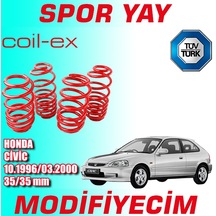 Coil-Ex Civic 10.1996-03.2000 Arası 35-35Mm Alçaltma Spor Y
