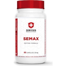 Swiss Semax Support Concentration Memory And Mental Performance 25 Mg 60 Caps Aromasız