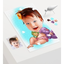 Kişiye Özel Bebek Karikatür 240 Parça A3 Puzzle - 2