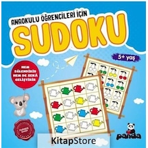 Sudoku 5 Yaş - Anaokulu Öğrencileri İçin- Panda
