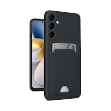 Samsung Uyumlu Galaxy S24 Kelvin Kartvizitli Silikon - Siyah Çok Renkli
