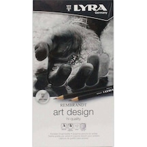 Supertrend Rembrandt Art Design Profesyonel Dereceli Kalem Karakalem Eskiz Çizim Seti 12'li Metal Ku Karışık